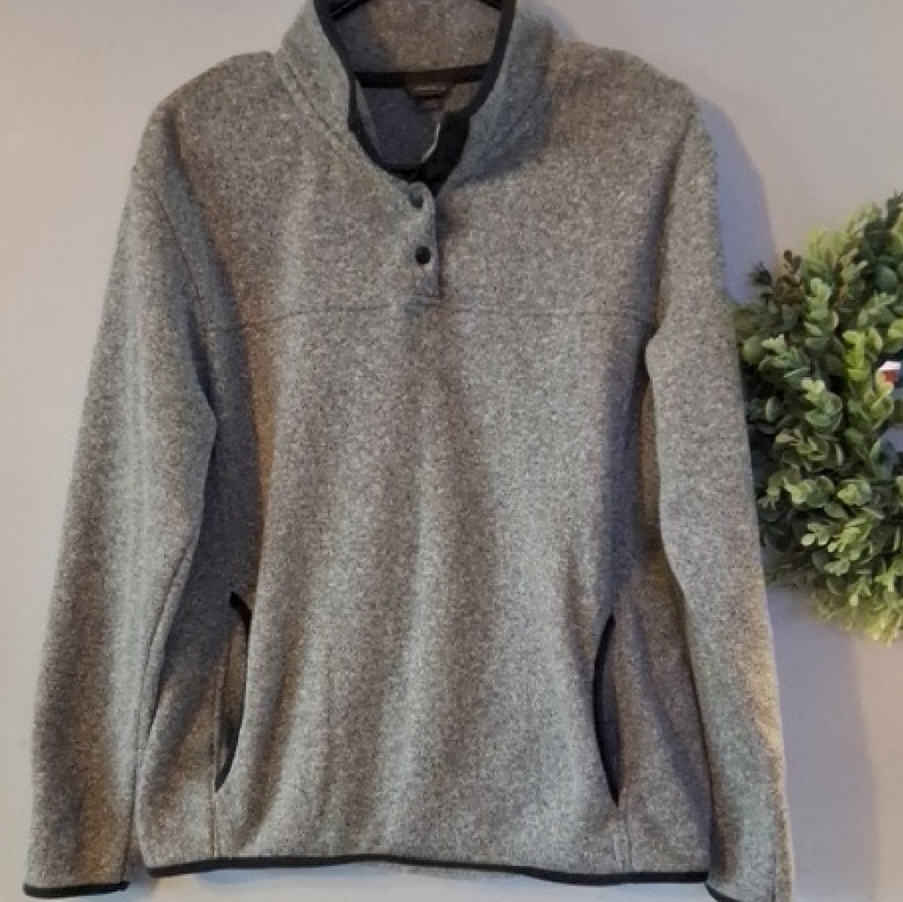 Eddie Bauer Gray Women's Sweater/Sweatshirt